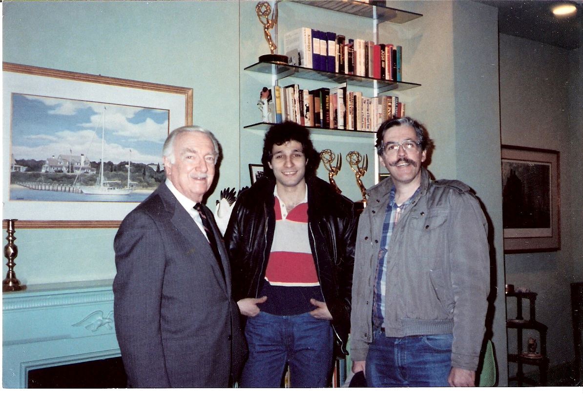 joeNYC technician Peter Arminio with Walter Cronkite